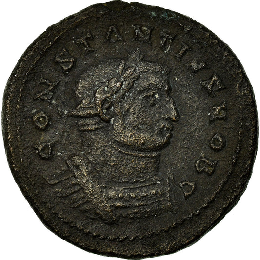 minca,
 
 Constantius I.
 
 Follis
