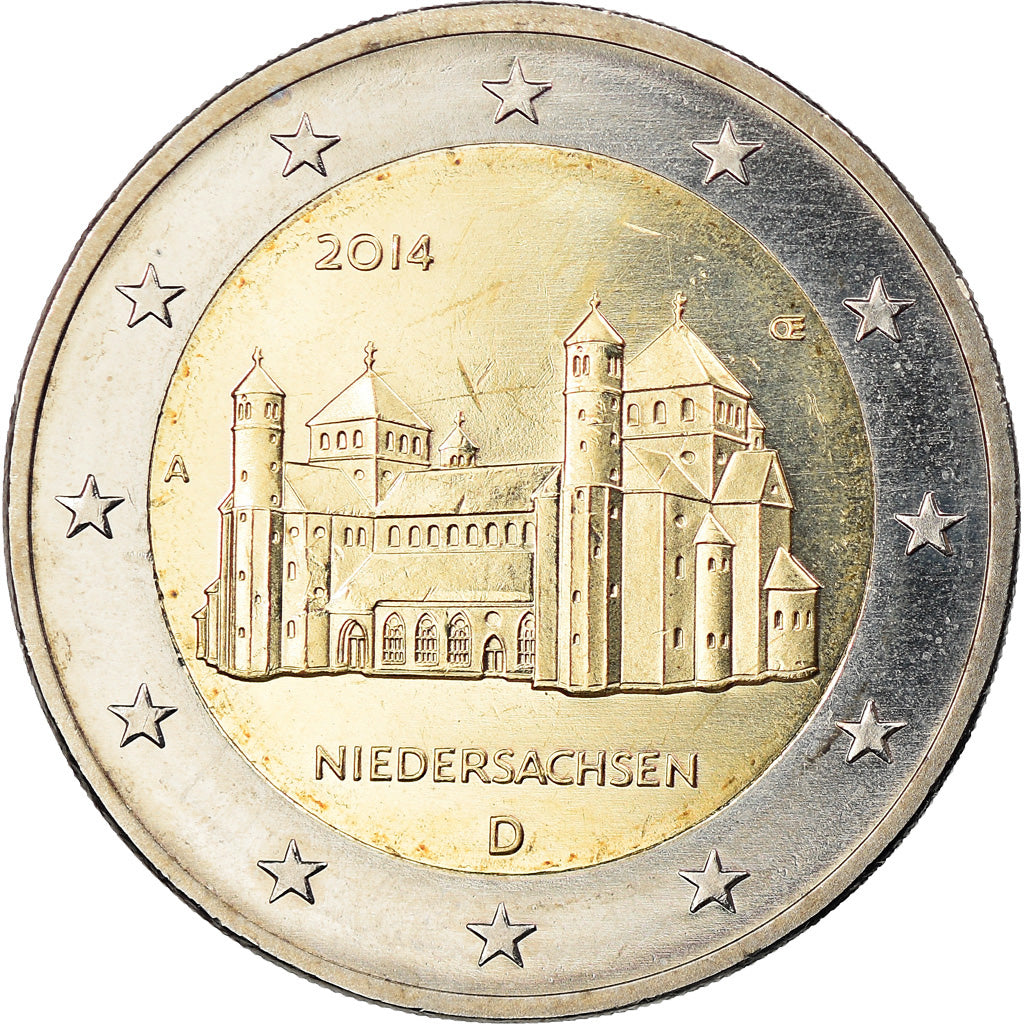 NEMECKO - BUNDESREPUBLIK, 
  
  2 eurá, 
  
  Niedersachsen